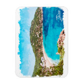 Magnet Flexible Ibiza Espagne Plage Paysage Voyage (Vertical)