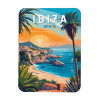 Ibiza Espagne Travel Art Vintage
