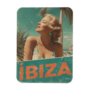 Magnet Flexible Ibiza les années 50 vintage