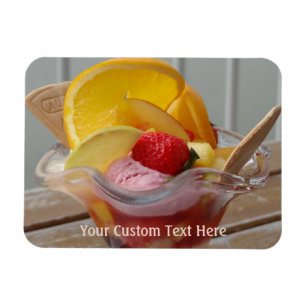 Magnet Flexible Ice Cream Sundae aimant personnalisé