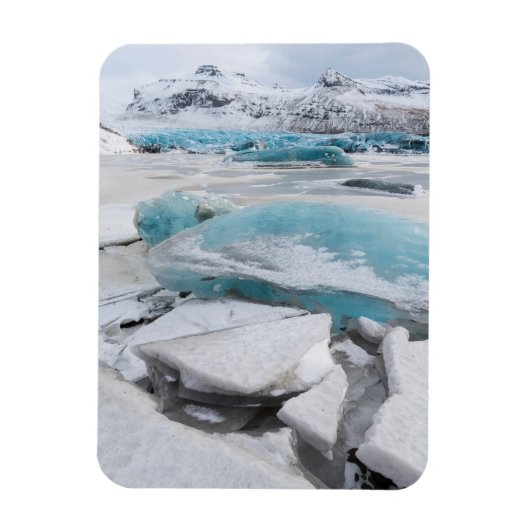 Magnet Flexible Ice Glacial Information en hiver (Vertical)