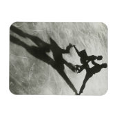 Magnet Flexible Ice skating Couple (Horizontal)