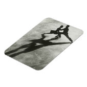 Magnet Flexible Ice skating Couple (Côté Gauche)