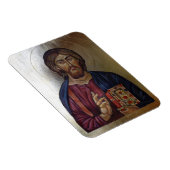 Magnet Flexible Icône byzantine du Christ Pantocrateur (Côté Droit)