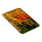 Magnet Flexible Icône de St. Marina (Margaret) (Côté Droit)