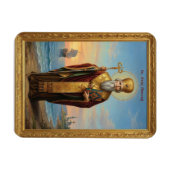 Magnet Flexible icône orthodoxe de saint Nicolas (Horizontal)