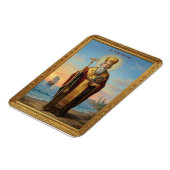 Magnet Flexible icône orthodoxe de saint Nicolas (Côté Gauche)