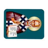 Magnet Flexible icône orthodoxe de Saint Nicolas 07 (Horizontal)
