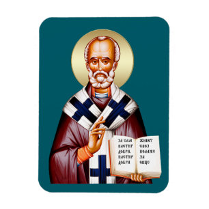 Magnet Flexible icône orthodoxe de Saint Nicolas 07