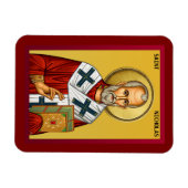 Magnet Flexible icône orthodoxe de Saint Nicolas 09 (Horizontal)
