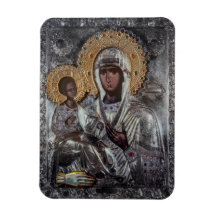 Icône religieuse de la Vierge Marie à trois mains