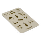 Magnet Flexible Icônes Caddyshack (Côté Droit)