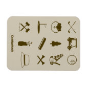 Magnet Flexible Icônes Caddyshack (Horizontal)