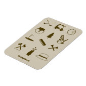 Magnet Flexible Icônes Caddyshack (Côté Gauche)