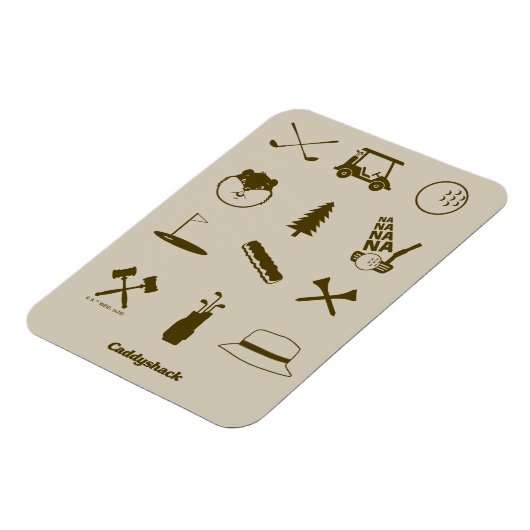 Magnet Flexible Icônes Caddyshack (Côté Gauche)