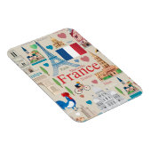 Magnet Flexible Icônes de France mignonne (Côté Droit)