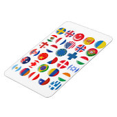 Magnet Flexible Icônes des pays définies (Côté Gauche)