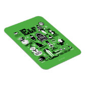 Magnet Flexible Icônes Elf et citations de films (Côté Droit)