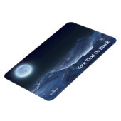 Magnet Flexible Icy Planet, Lune gelée (Côté Gauche)