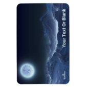 Magnet Flexible Icy Planet, Lune gelée (Vertical)