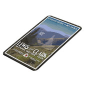 Magnet Flexible Idaho. Lewis & Clark Trail, (Côté Gauche)