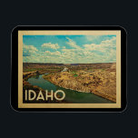 Magnet Flexible Idaho Snake River Canyon Vintage voyage<br><div class="desc">Le design de l'Idaho dans le style Vintage voyage avec le canyon de Snake River dans ce magnifique cadre naturel.</div>