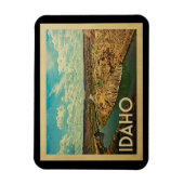 Magnet Flexible Idaho Snake River Canyon Vintage voyage (Vertical)