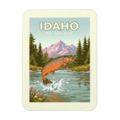 Magnet Flexible Idaho vintage (Vertical)