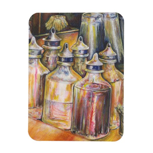 Magnet Flexible Idéography of Golden Light (Vertical)