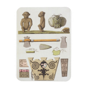 Magnet Flexible Idoles du Caribbeans (gravure de couleur)