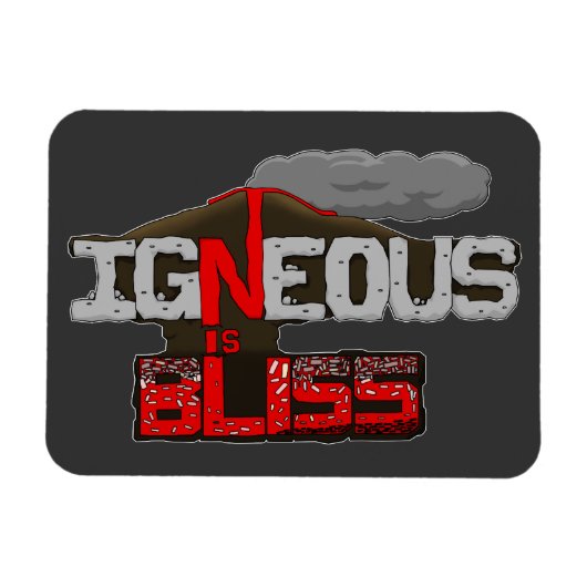 Magnet Flexible Igneous is Bliss Volcano (Horizontal)
