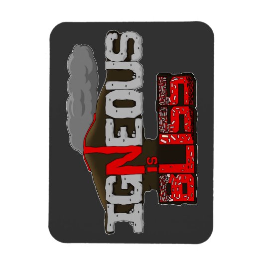 Magnet Flexible Igneous is Bliss Volcano (Vertical)