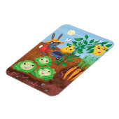 Magnet Flexible Il Est Temps De Compter Le Jardin (Côté Gauche)