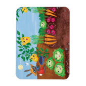 Magnet Flexible Il Est Temps De Compter Le Jardin (Vertical)