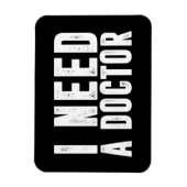 Magnet Flexible Il me faut un médecin (Vertical)