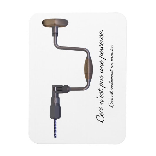 Magnet Flexible Il ne s'agit pas d'un exercice / Il s'agit seuleme (Vertical)