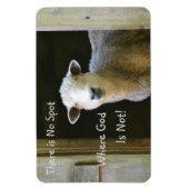 Magnet Flexible Il N'Y A Aucun Endroit Où Dieu N'Est Pas Mouton (Vertical)