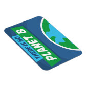 Magnet Flexible Il N'Y A Pas De Planète B (Côté Droit)