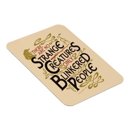 Magnet Flexible Il N'Y A Pas D'Étrange Créatures (Côté Droit)