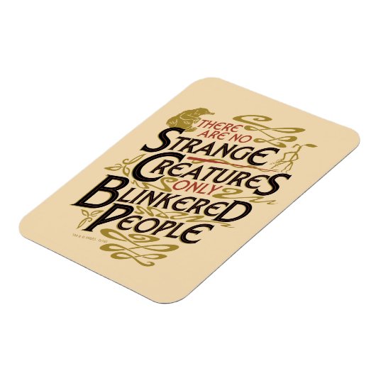 Magnet Flexible Il N'Y A Pas D'Étrange Créatures (Côté Gauche)