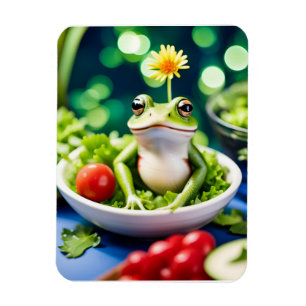 Magnet Flexible Il Y A Une Grenouille Dans Ma Salade
