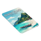 Magnet Flexible Île d'Atauro Timor oriental (Côté Droit)
