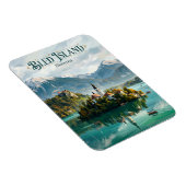 Magnet Flexible Île de Bled Slovénie (Côté Droit)
