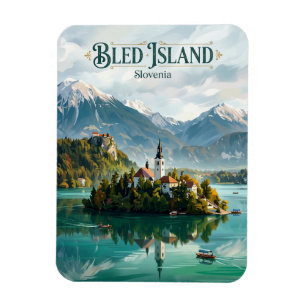 Magnet Flexible Île de Bled Slovénie