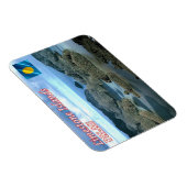 Magnet Flexible Île de calcaire - Palau - (Côté Droit)