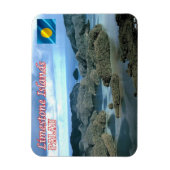 Magnet Flexible Île de calcaire - Palau - (Vertical)