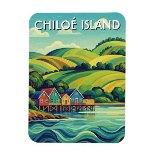 Magnet Flexible Île de Chiloé Voyage au Chili