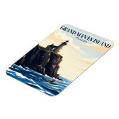 Magnet Flexible Île de Grand Manan Canada (Côté Gauche)