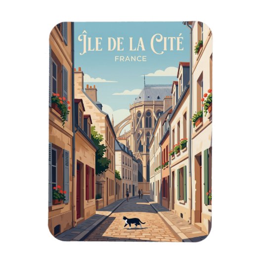 Magnet Flexible Île de la Cité France (Vertical)