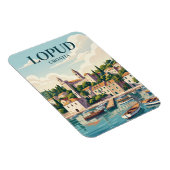 Magnet Flexible Île de Lopud Croatie (Côté Droit)